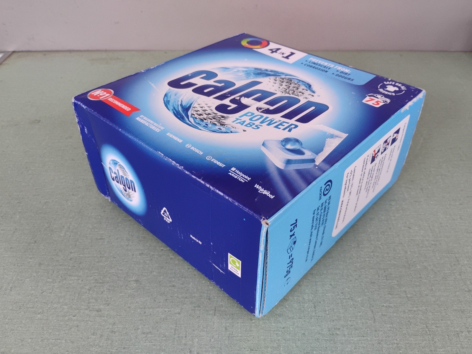 Calgon 4 in 1 Water Softener Tablets 75 Count Limescale Odor Protection