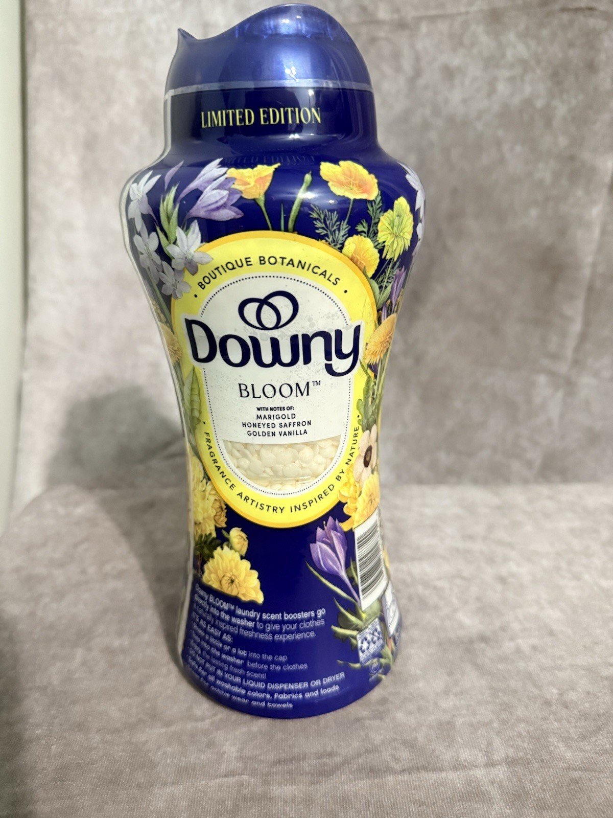 Downy Boutique Botanicals, In-Wash Scent Booster Beads, Bloom Scent, 26.3oz