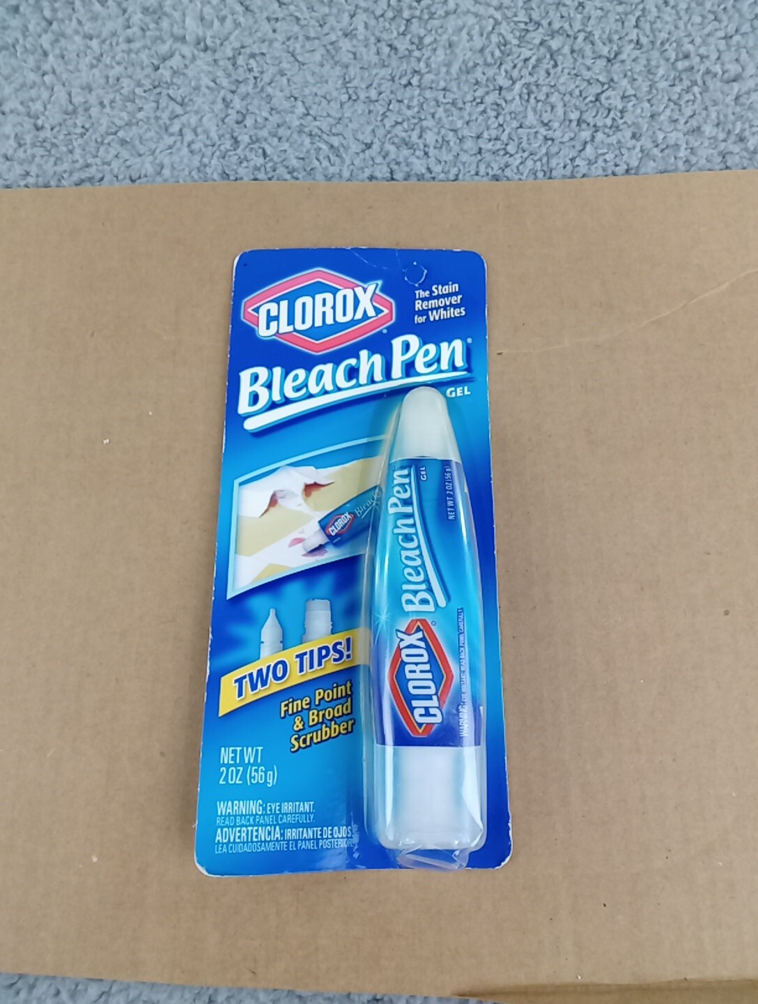 Clorox Bleach Pen 2oz Gel Dual Tipped New Sealed