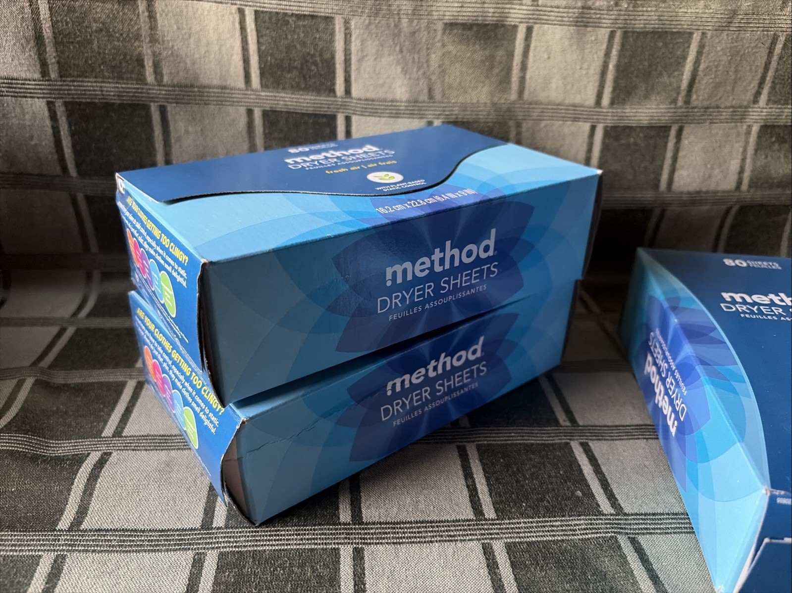 💨 Method Dryer Sheets – Fresh Air – 80 Count 🌺