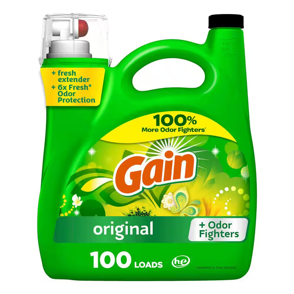 144 Oz. HE Original Scent Liquid Laundry Detergent (100-Loads)