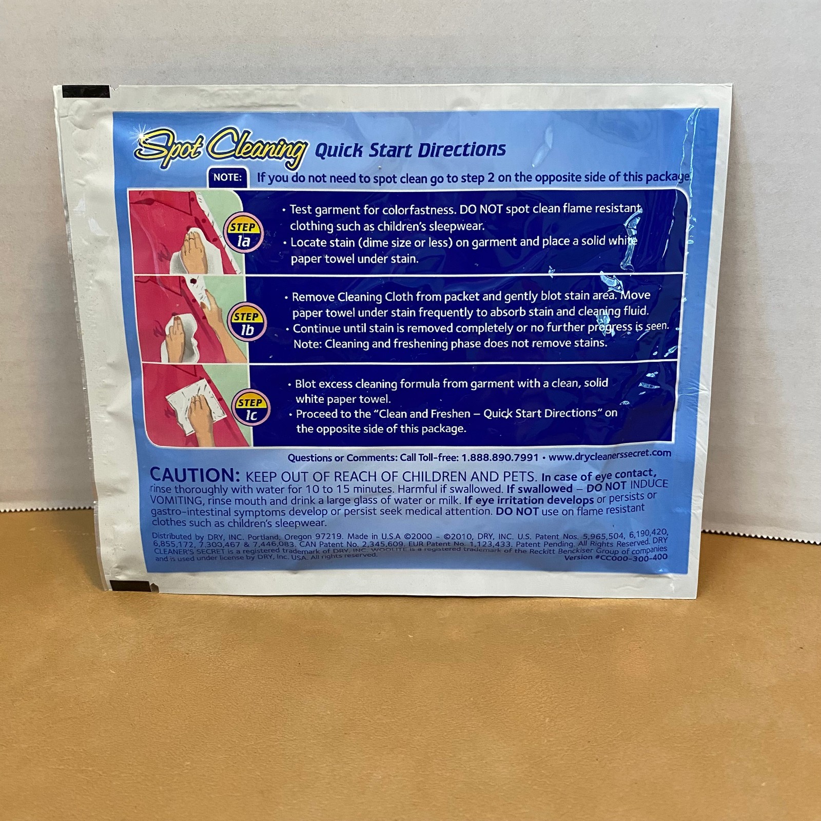 Woolite Dry Cleaner’s Secret (Dry Clean at Home) LOT OF 9 CLOTHS