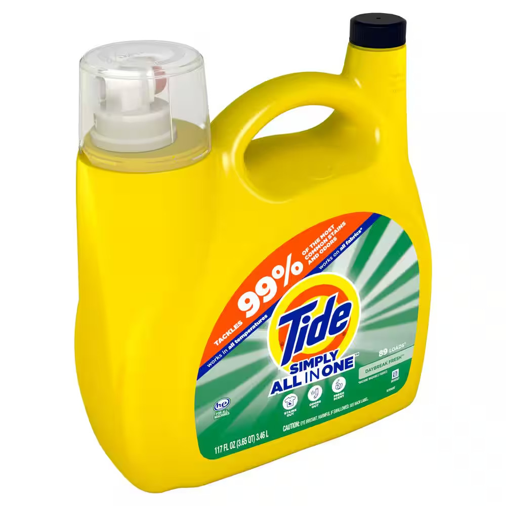 Daybreak Fresh Liquid Laundry Detergent 117 fl oz 89 Loads HE