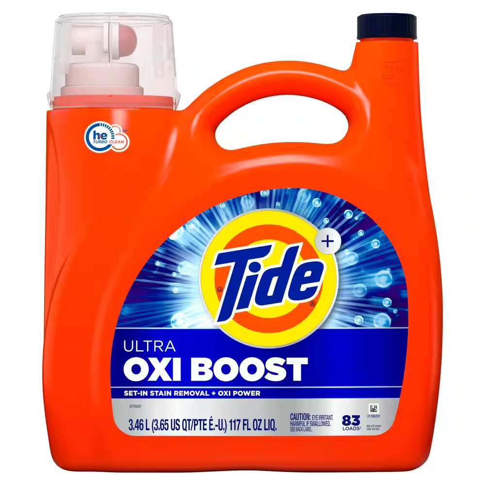 117 Oz. HE Ultra Oxi Boost Liquid Laundry Detergent (83-Loads)