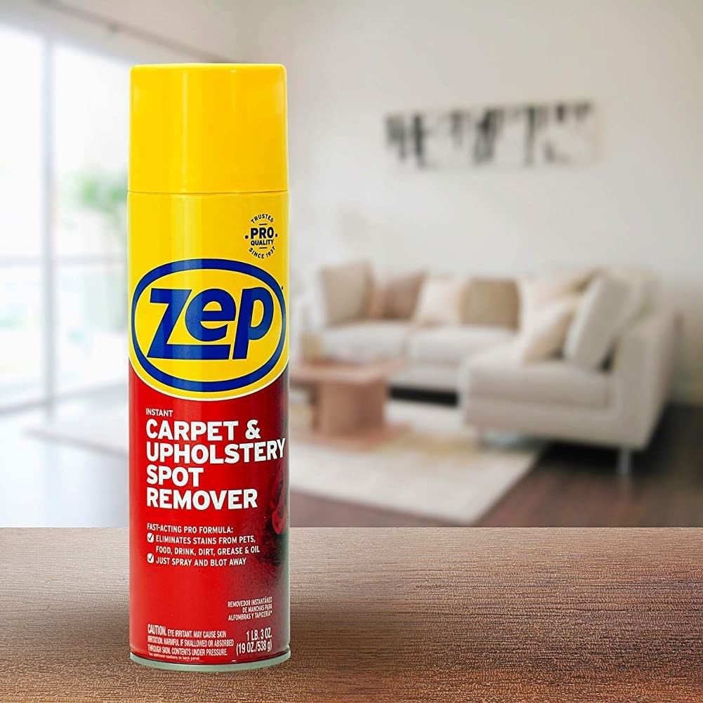 Zep Instant Carpet And Upholstery Spot Remover 19 Ounce Case Of 12 – No