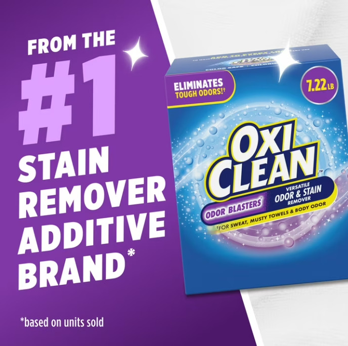 OxiClean Odor Blasters Versatile Odor and Stain Remover Powder, 7.22 lb