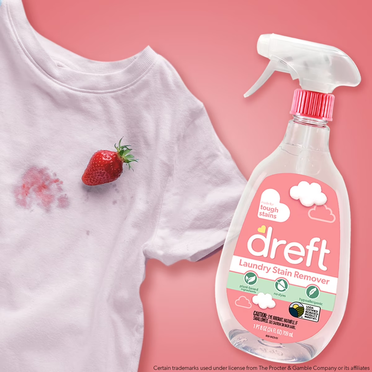 Dreft Plant Based Baby Spray and Wash Laundry Stain Remover,Baby Essentials,24oz