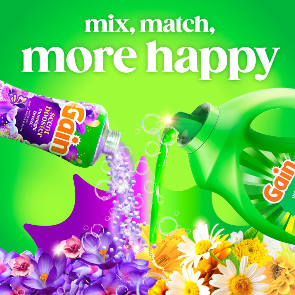Gain Laundry Detergent Liquid, Now with Odor Defense,81 fl oz, 61 Loads