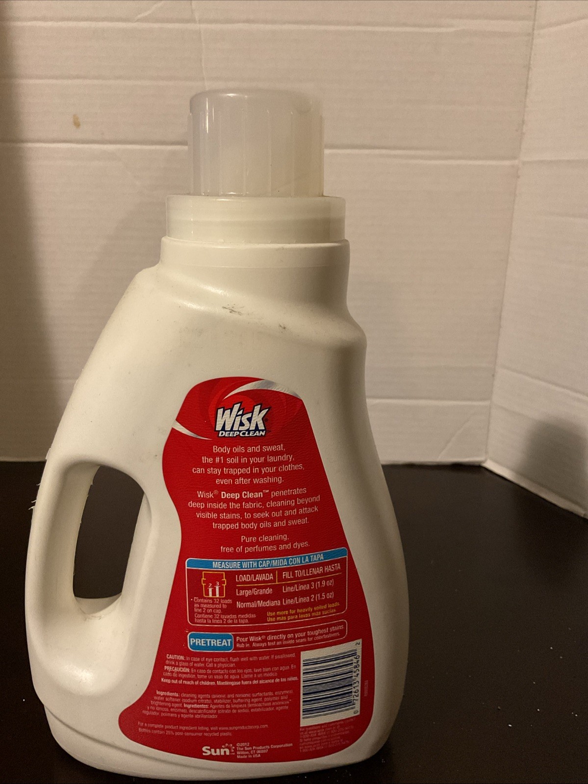 (1) Wisk Deep Clean Free & Pure Laundry Detergent Micro-Cleaners ( NOS )