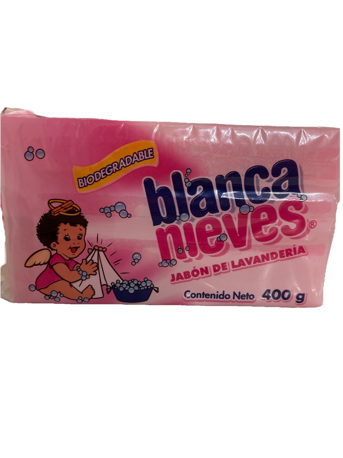 6 PACK BLANCA NIEVES JABON EN BARRA ROPA LAUNDRY BAR DETERGENTE SOAP 400g each