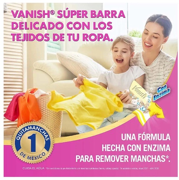 10 Pack Jabón en barra Vanish quitamanchas 110g