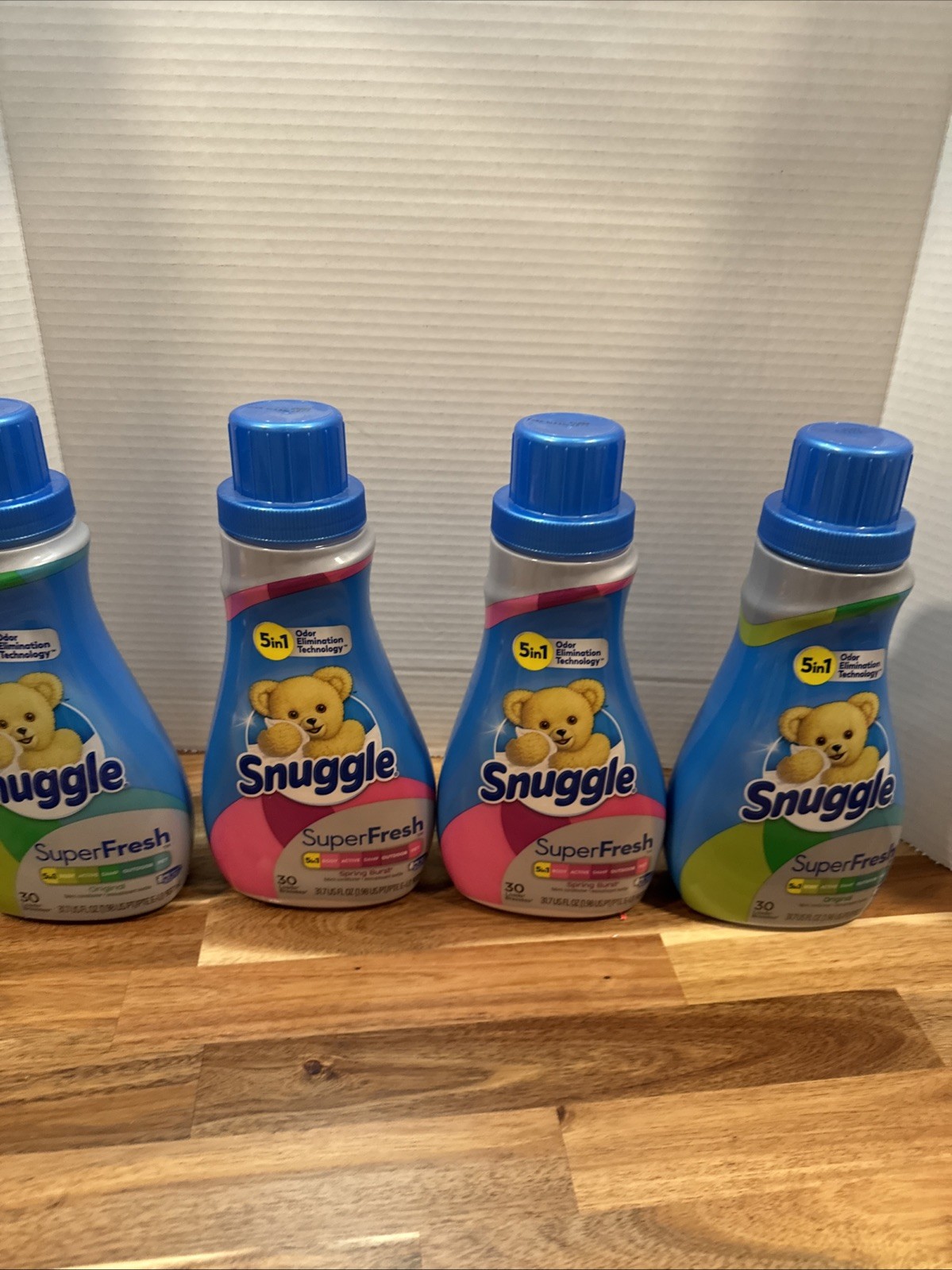 Snuggle Super Fresh Spring Burst 30 Loads Fabric Conditioner 4 Bottles Free Ship