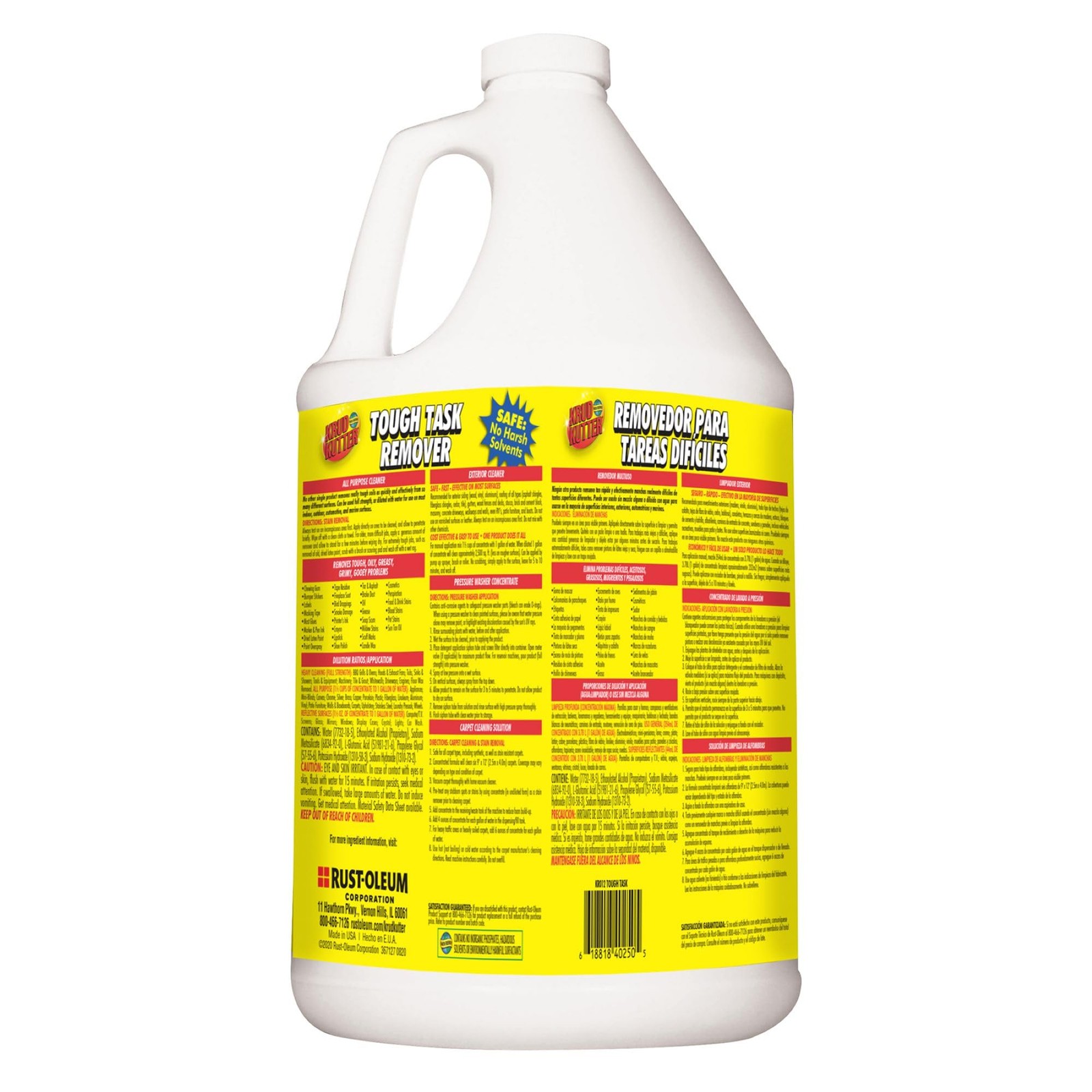 Krud Kutter Tough Task All Purpose Remover, 1 Gallon, Heavy Duty Cleaner for …