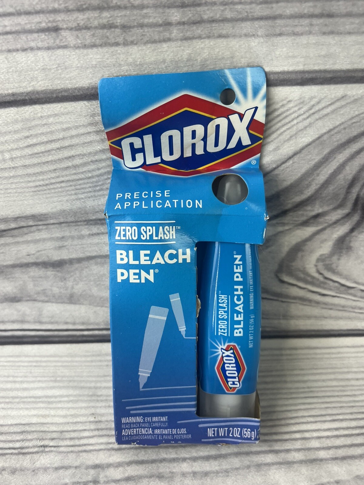 Clorox Bleach Pen Gel for Whites Dual Tipped 2 oz Sealed