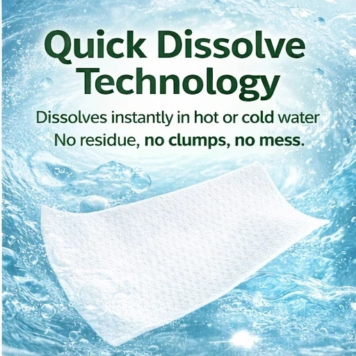 3 Pack Laundry Detergent Sheets Eco Friendly Quick Dissolve Travel Wash 60 Loads