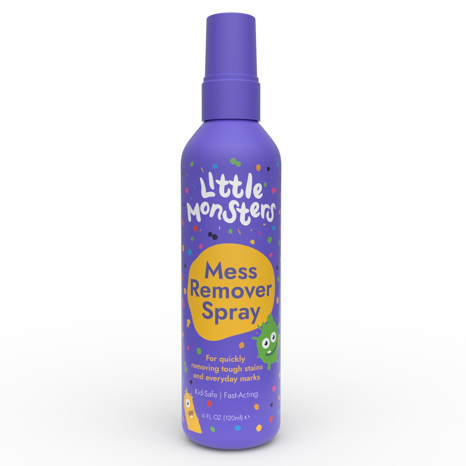 Little Monsters Mess Remover Spray 4 fl oz (120ml) | 4 Fl Oz (Pack of 1)