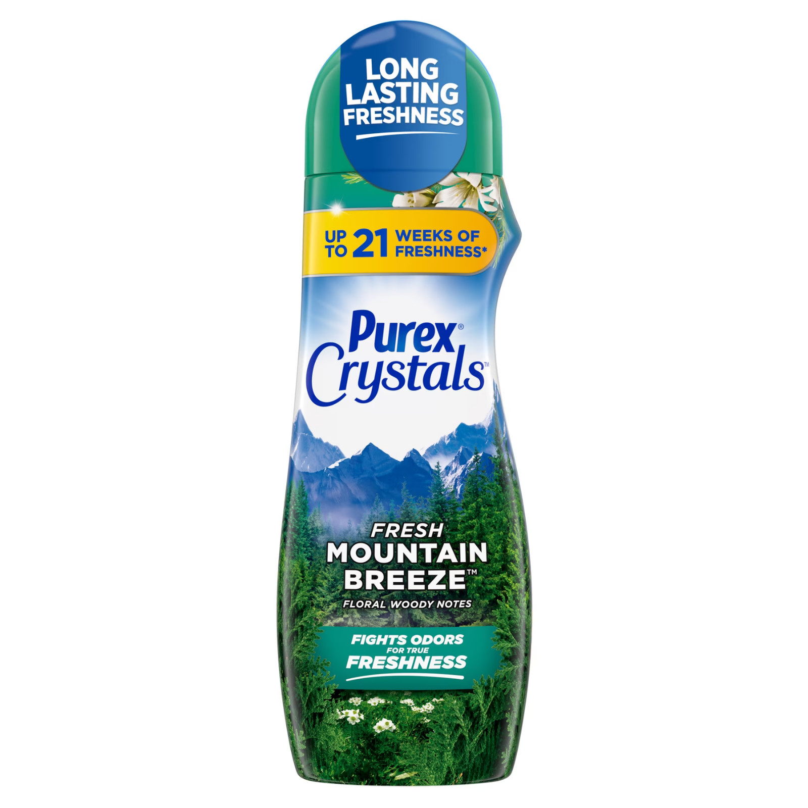 Purex Crystals Fresh Mountain Breeze Scent Booster 3-Pack (63oz Total) – NEW