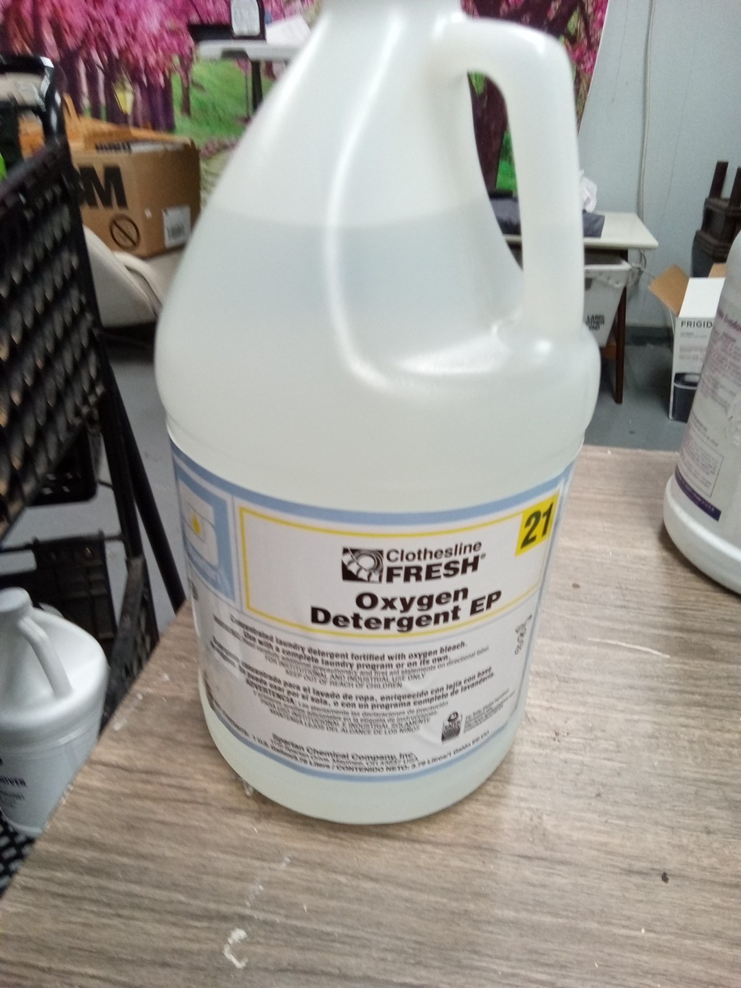 1 Gal Spartan Clothesline Fresh Oxygen Detergent EP. 9033