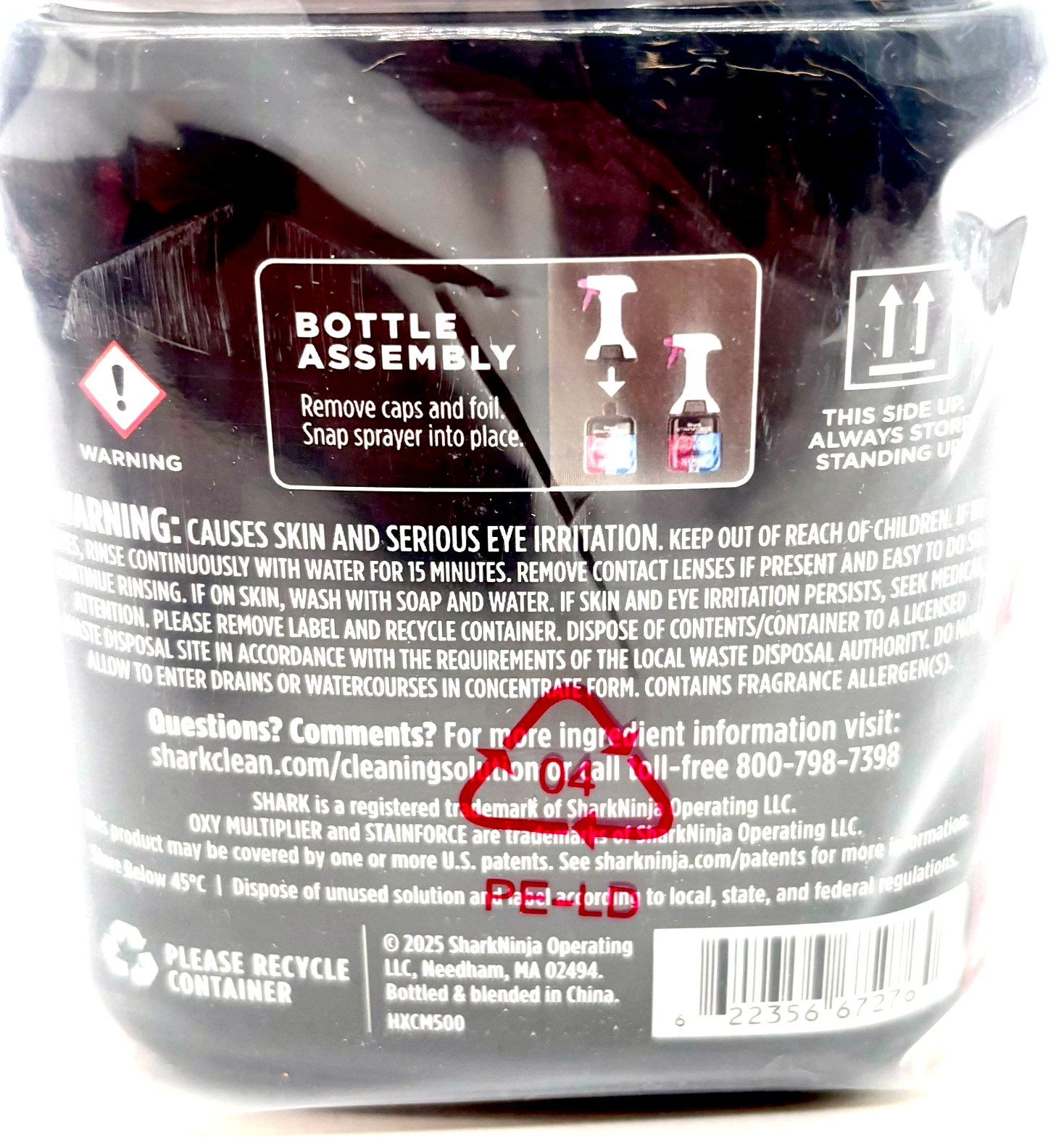 Shark StainStriker Dual Formula Refill Cartridge 500mL Sealed
