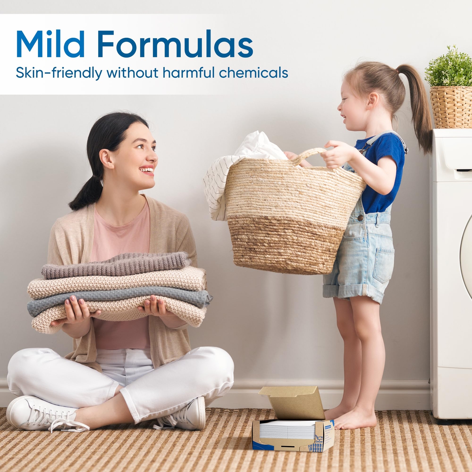 Fragrance Free Laundry Detergent Sheets Travel Eco-friendly 300 Loads Fisroa …