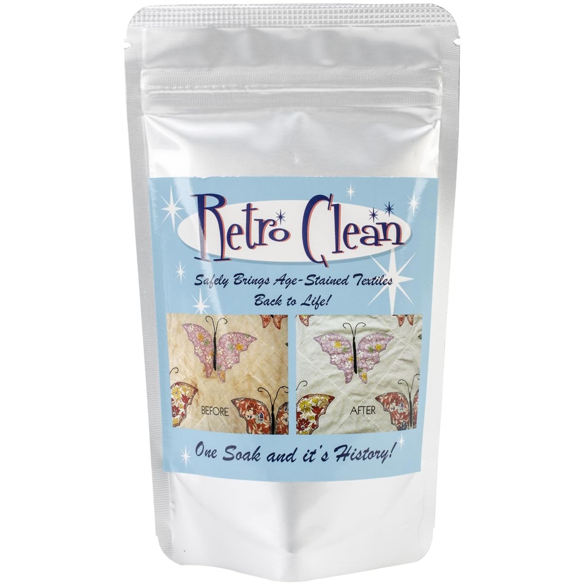 Retro Clean Bag, 4-Ounce 4 Ounce (Pack of 1), White