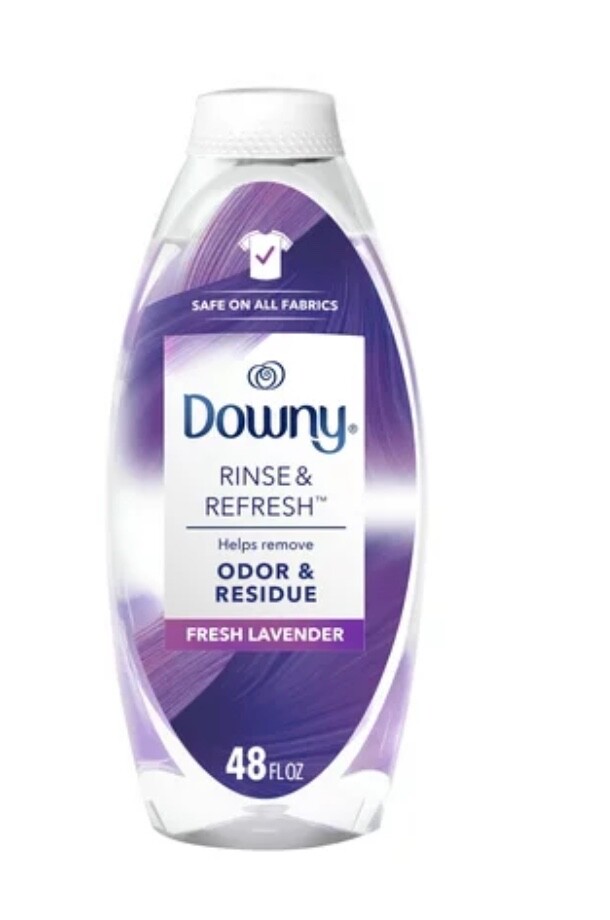 Downy RINSE & REFRESH Odor Remover and Fabric Softener, Fresh Lavender, 48 Oz.