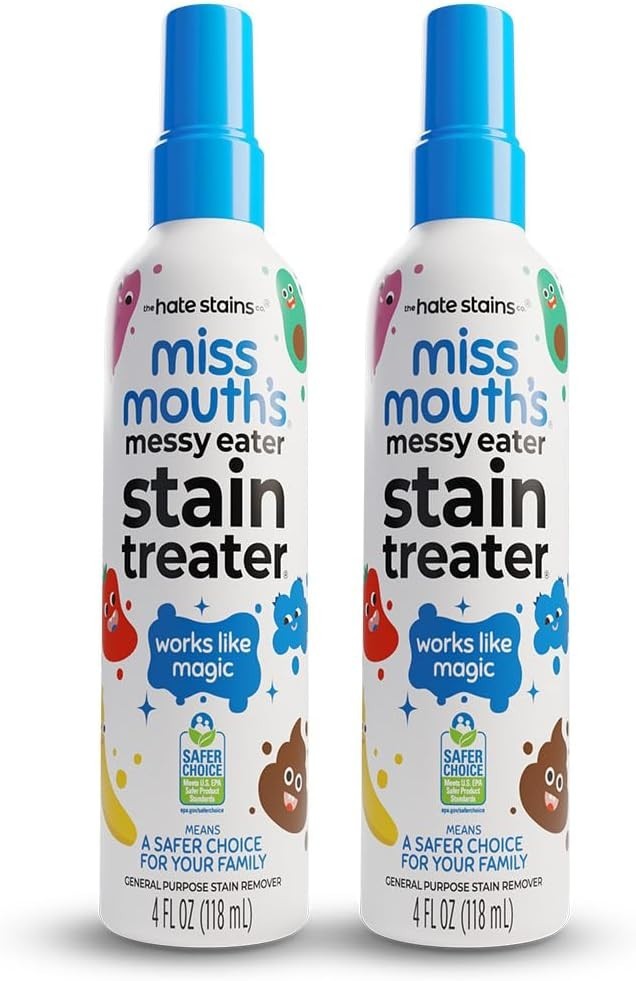 Stain Removal Spray for Clothes and Upholstery, 2 Pack – Fast Acting Formula