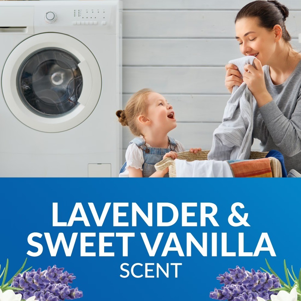 Liquid Laundry Detergent Lavender and Sweet Vanilla Scent 97.7 fl oz 63 Loads