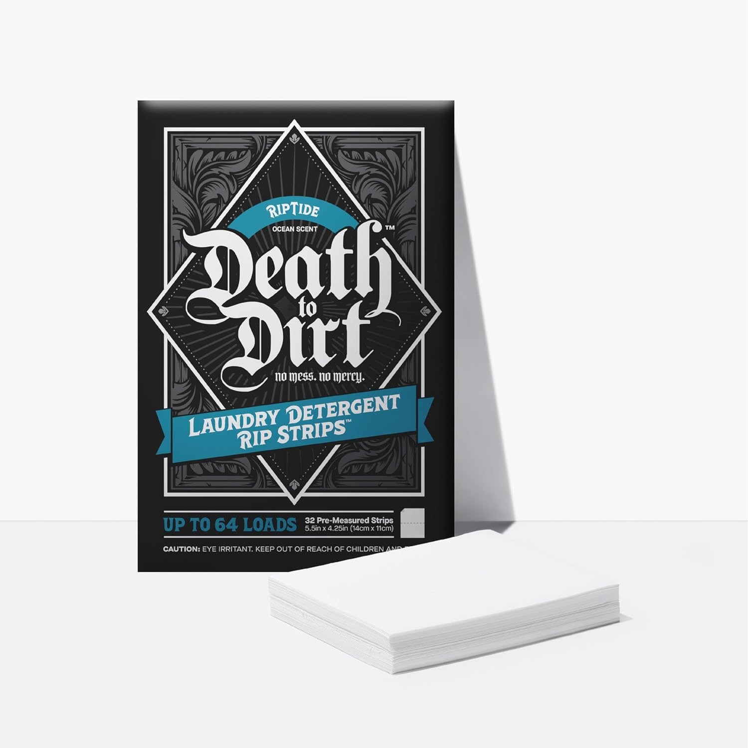 Laundry Detergent Sheets, 64 Loads, Tough on Stains and Odors, Gentle on Skin