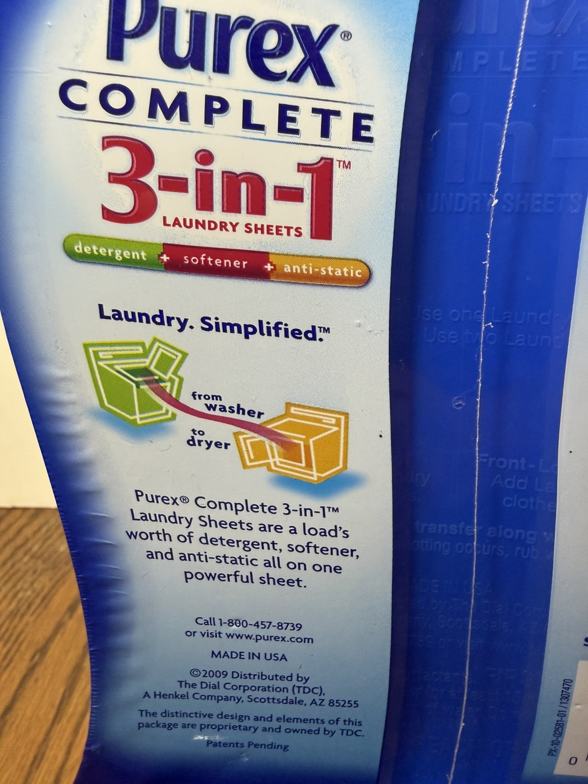 Purex Complete 3-in-1 Laundry Dispenser & Refill Sheets in Tropical Escape NOS