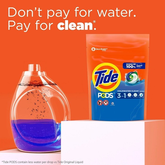 Tide PODS Laundry Detergent 3-in-1 Original Scent HE Compatible 112 x 2