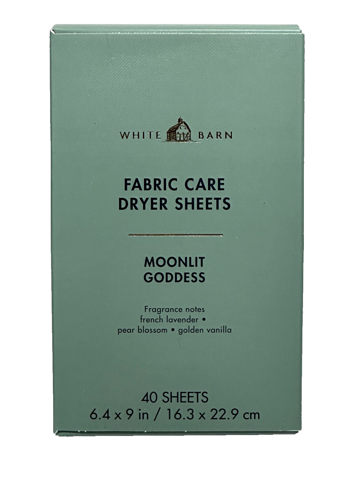 BATH & BODY WORKS MOONLIT GODDESS FABRIC CARE DRYER SHEETS 40 SHEETS PACKAGE NEW