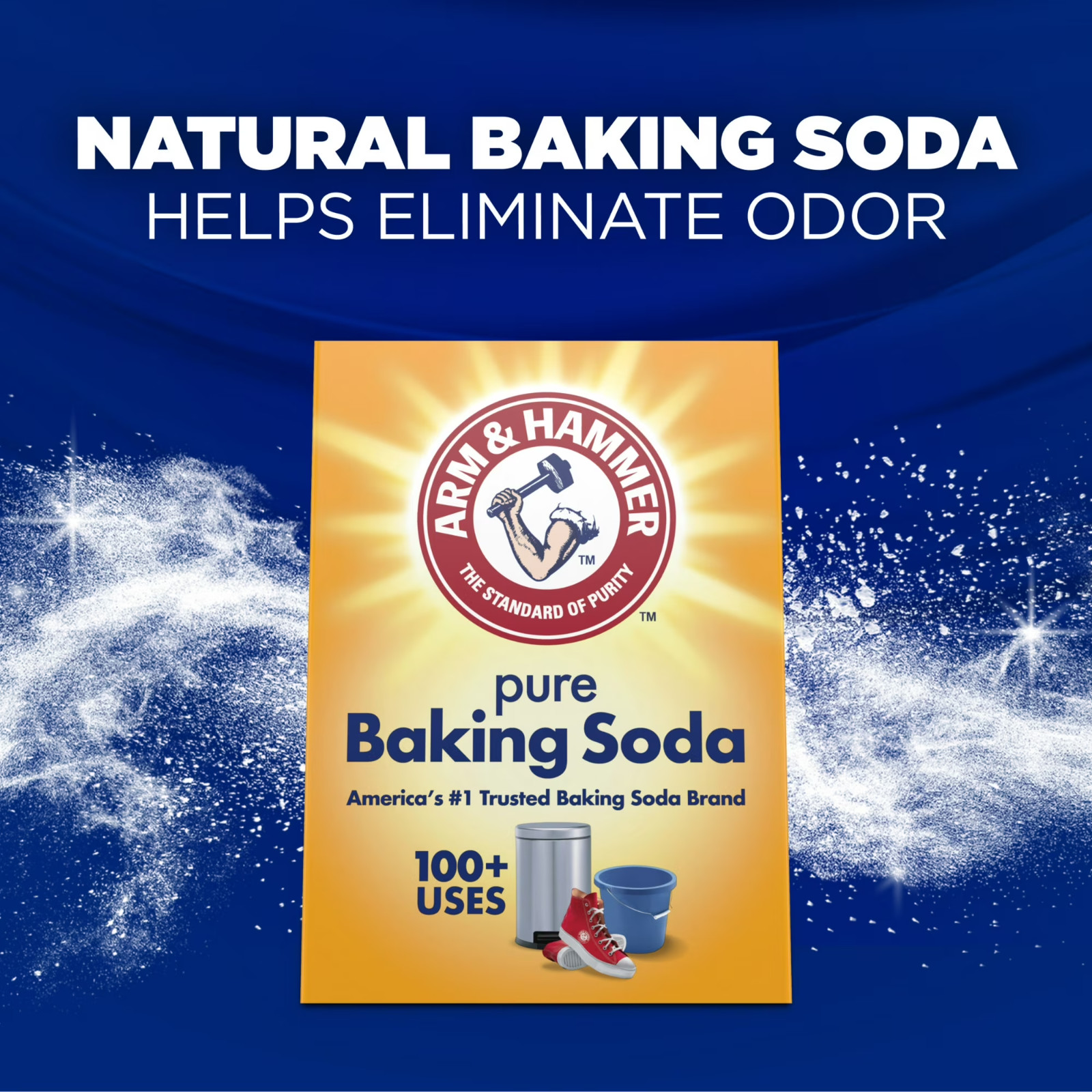 3 pack ARM & HAMMER Powder Laundry Detergent Alpine Clean 9.56 lb 155 Loads