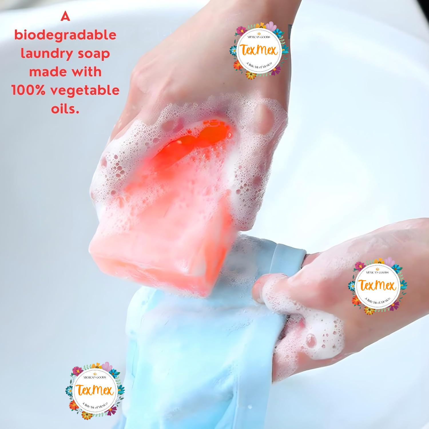LEON Laundry Bar Soap 350g | Power Cleaning Detergent Bar, Tough Stain Remover