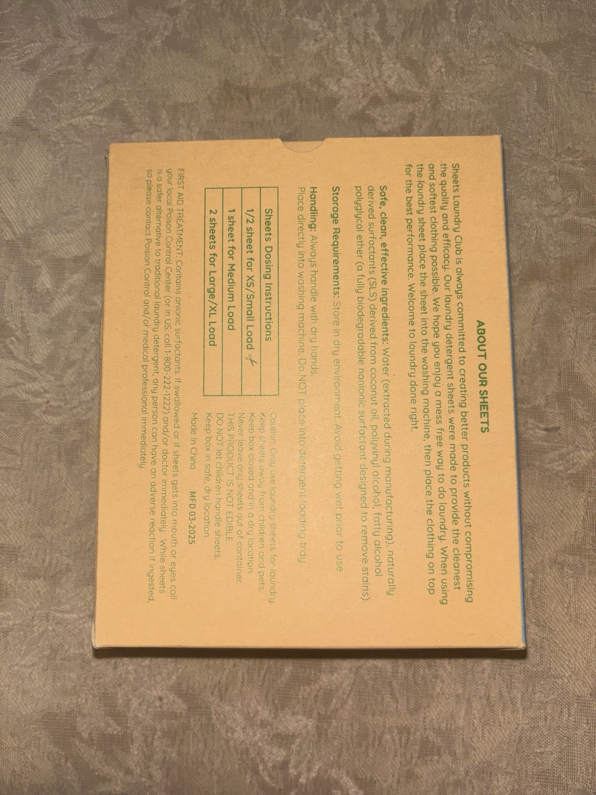 Brand New Unscented Laundry Detergent Sheets by Sheets Laundry Club
