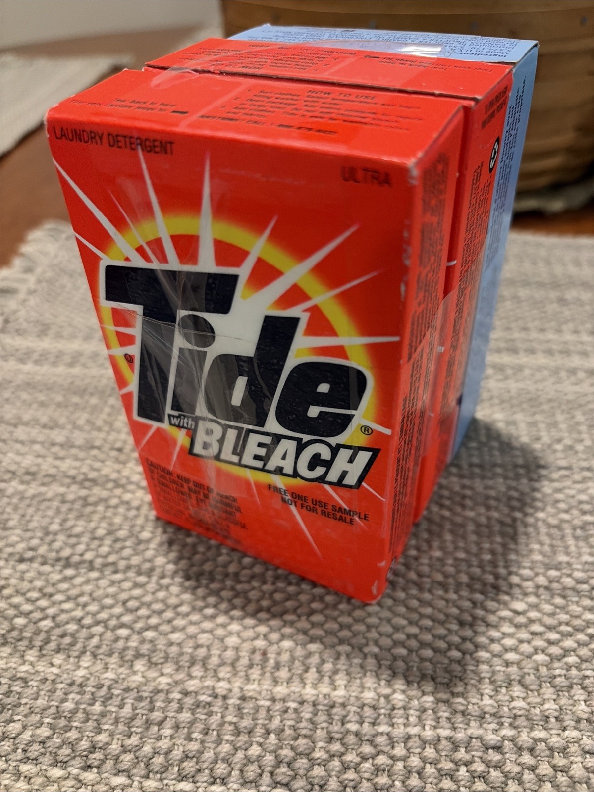 Tide w/ Bleach Laundry Detergent Powder Sample VTG 1998 & Downy 1998 READ MORE