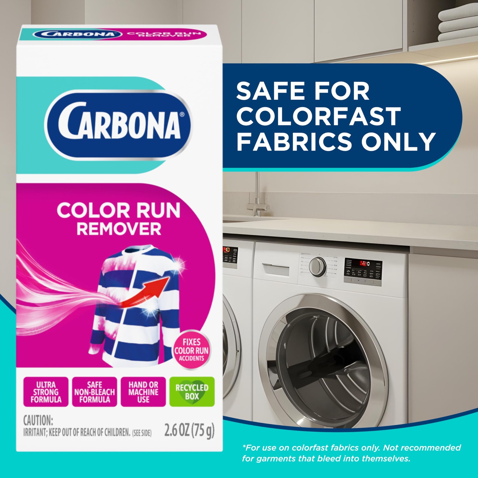 Carbona Color Run Remover (2.6 Oz), 2.6 Ounce (Pack of 1),