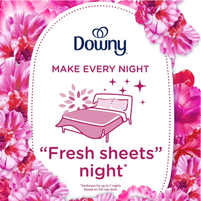 4 Pack Downy Liquid Fabric Softener & Conditioner April Fresh 140 Fl Oz 190Loads