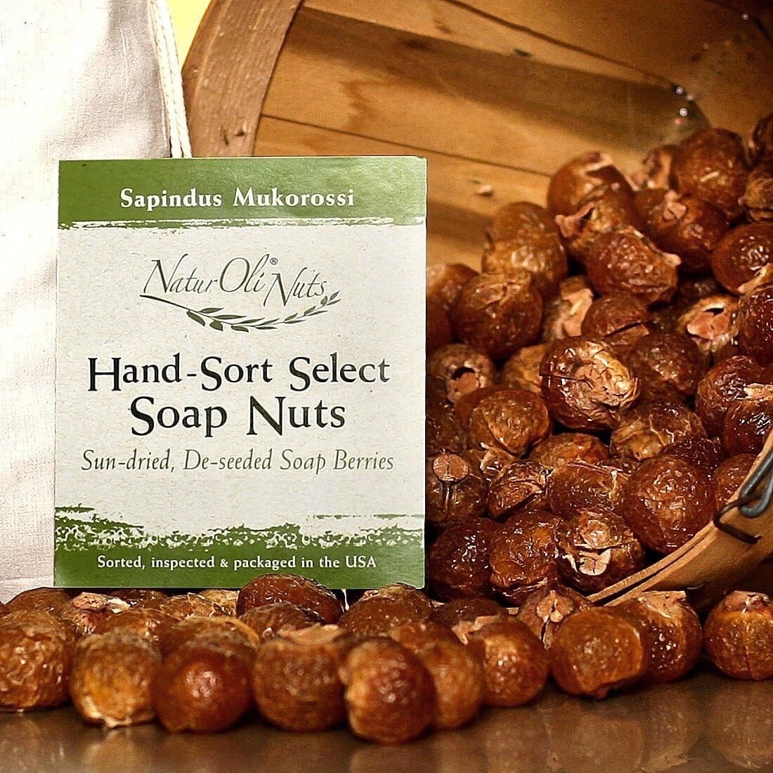 Soap Nuts/Soap Berries – 4-Lbs Organic (960 loads)