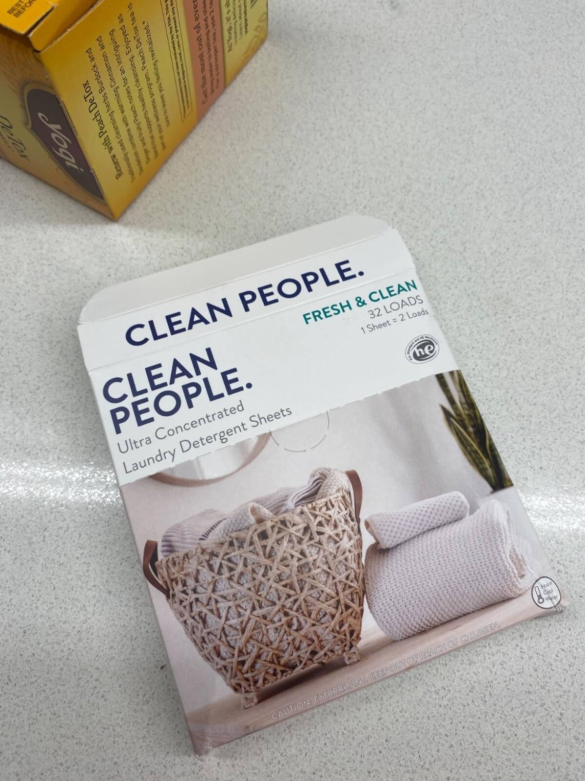 Clean People Fragrance Free Laundry Detergent Sheets – Plant-Based Hypoallergen