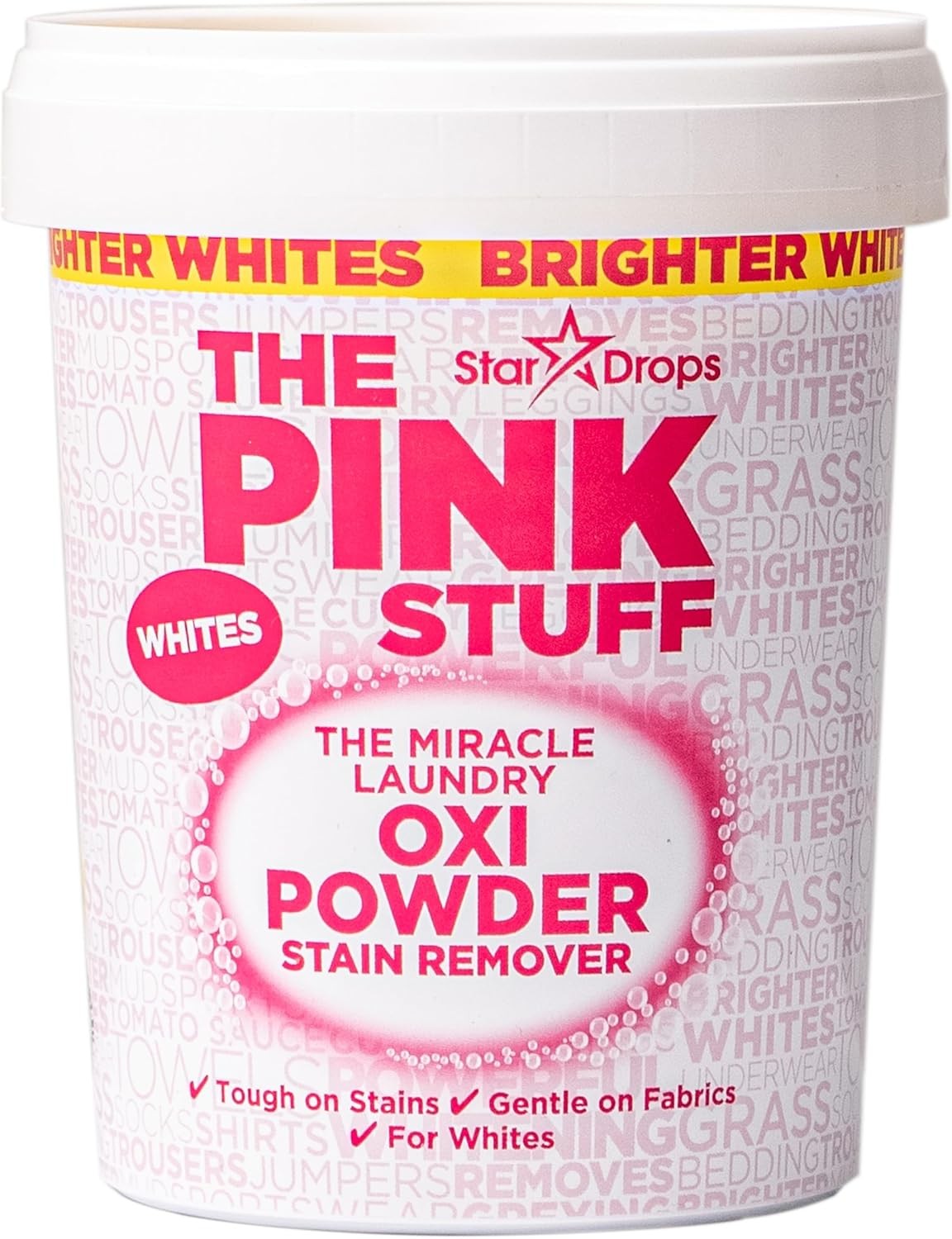 – – The Miracle Laundry Oxi Powder Stain Remover Specifically Formulated for