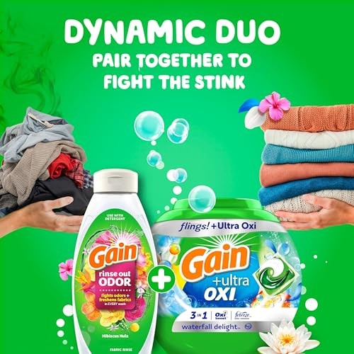 Gain Flings Ultra Oxi Laundry Detergent Pacs, 112 112 Count (Pack of 1)