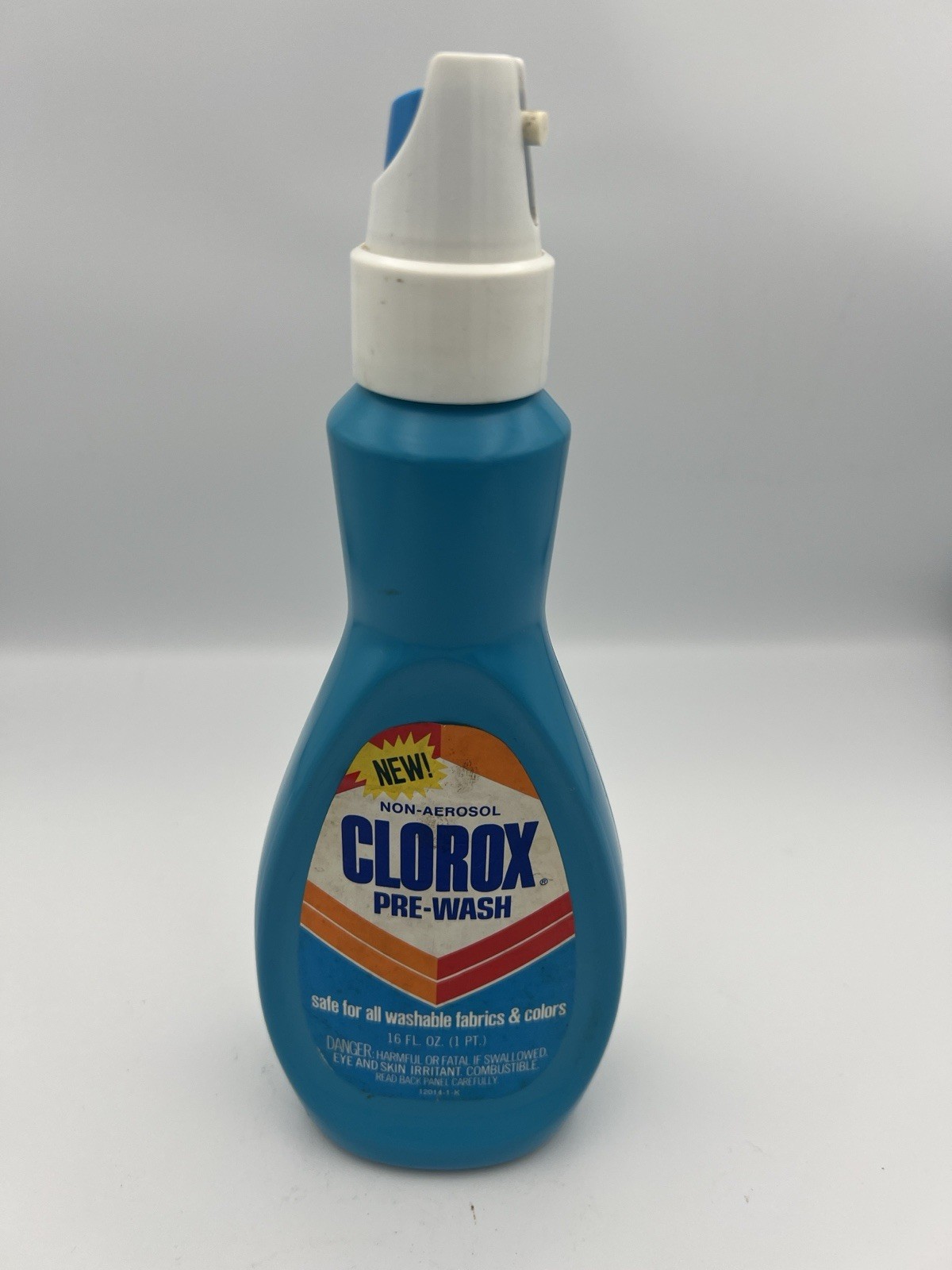 Vintage CLOROX Pre-Wash Stain Remover Discontinued 1980 Spray 65% full Prop