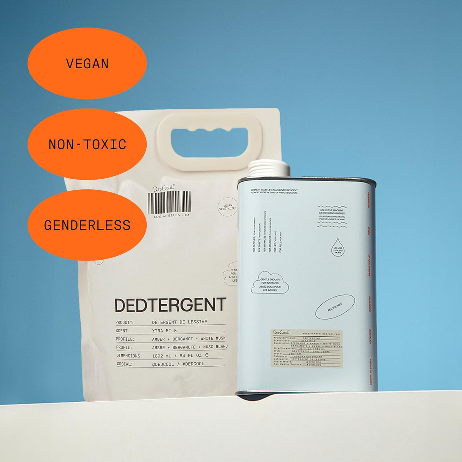 DedCool Liquid Laundry Detergent in 01 Taunt | Luxurious Scent | Stain-Removing