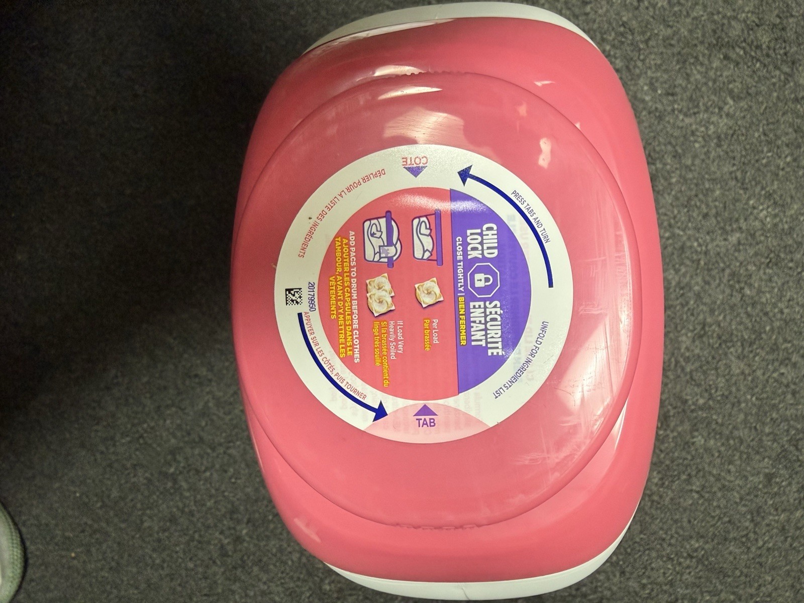 Dreft Laundry Detergent XL Pacs, Light Scent, Lavender, 45 Count
