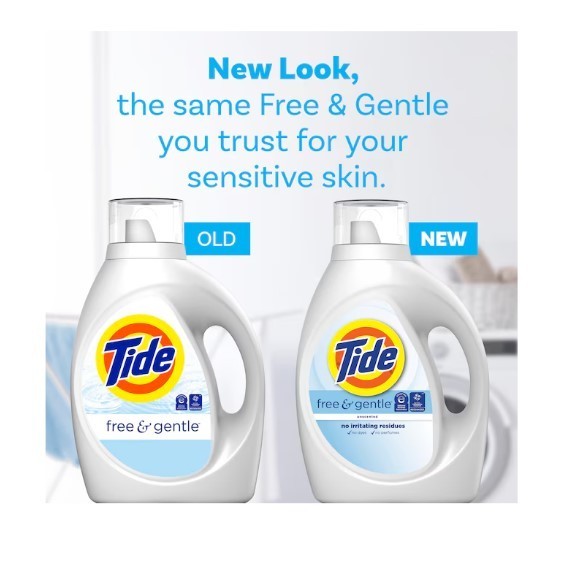 [HOT SALE] Tide Free and Gentle HE Laundry Detergent 100 Loads 132 -fl oz