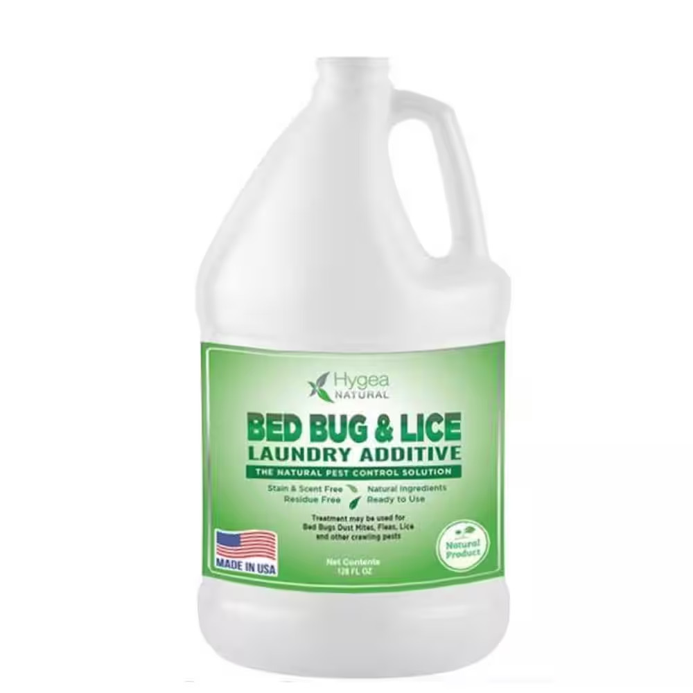 Lice and Bed Bug Laundry Additive 128 Oz. Non-Toxic, Odorless, Family Safe Insec