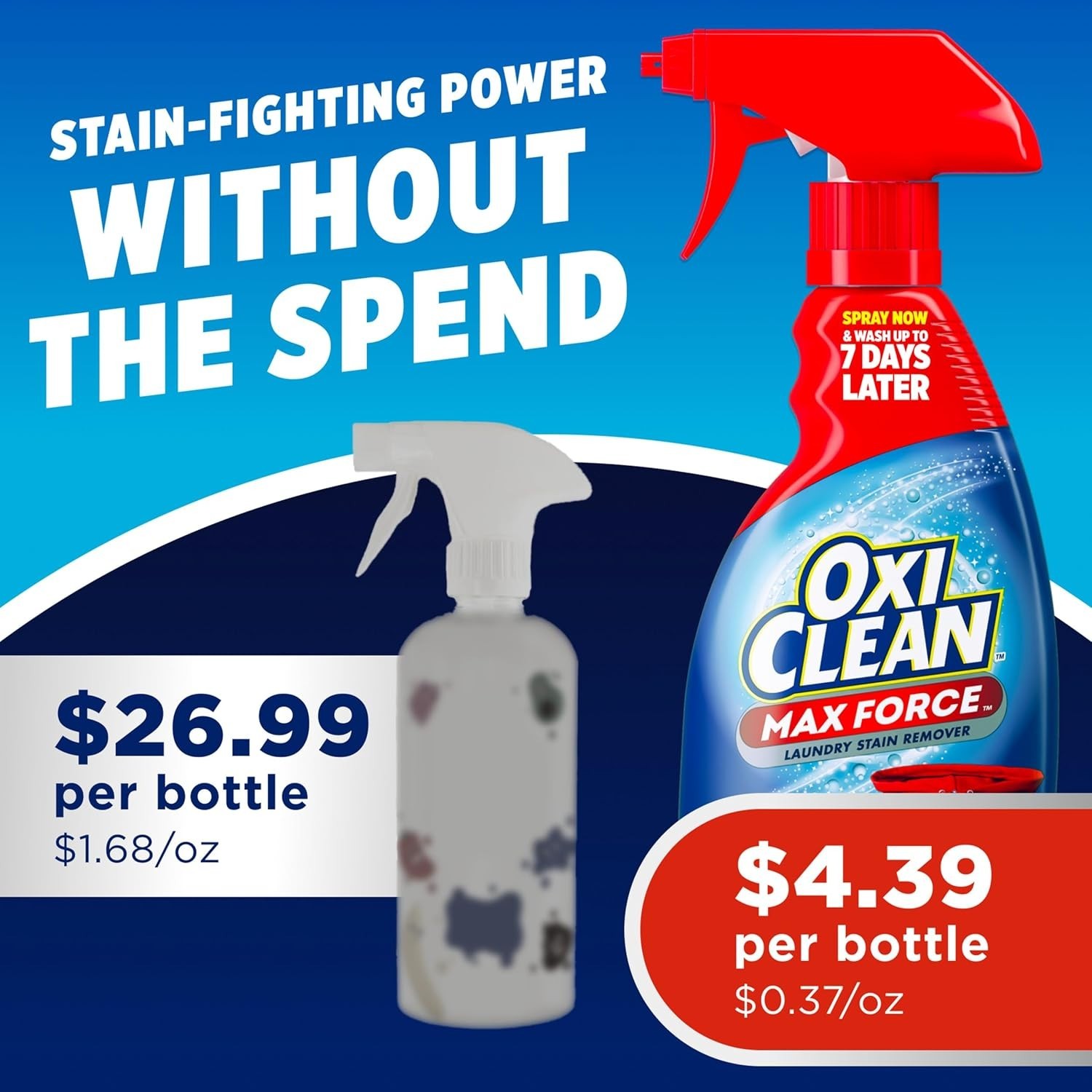 Max Force Laundry Stain Remover Spray, Newborn & Baby Essentials, Stain Treat…