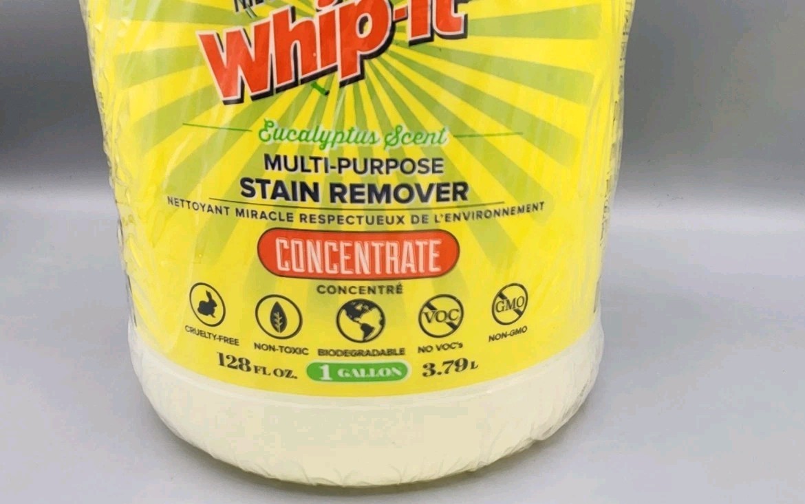 Whip It Eucalyptus Scent Multi-Purpose Stain Remover 1 Gallon CONCENTRATE