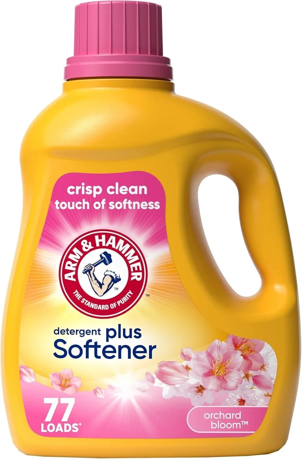 ARM & HAMMER Plus a Touch of Softener, 77 Loads, 100.5 Fl Oz (Pack 1)